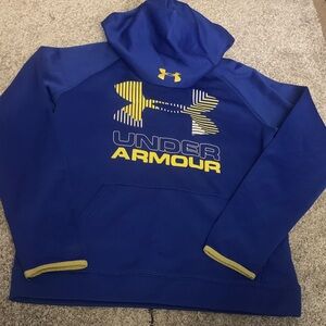 Under Armour Royal Blue Hoodie with Yellow Accents